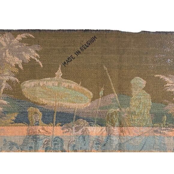 Antique Tapestry Market Made in Belgium - Picture 3 of 5